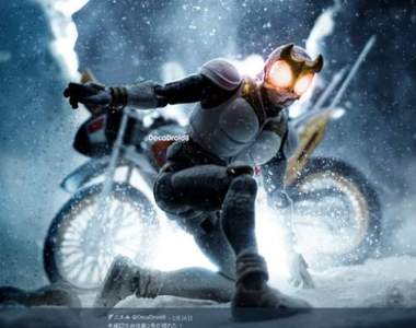 《假面騎士模型寫真》雪地裡肅殺氣氛更顯帥氣