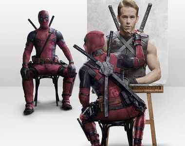 惡搞中的惡搞《惡搞死侍畫畫海報》不管嗑了什麼都給我來一點XD