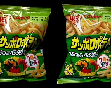 狂《日本超寫實神人畫家》你猜真正的卡樂比薯條在左邊還是右邊?