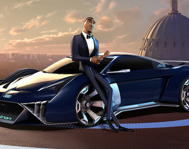 《Audi RSQ e-tron》虛擬概念車曝光 化身《變身特務》威爾史密斯專屬座駕