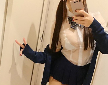 「岡田ゆい」美少女穿《透明襯衫》這個殺傷力太強我無法抵擋