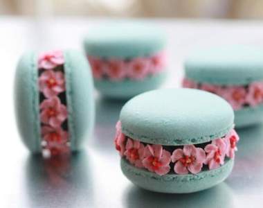 IG人氣爆發《花朵馬卡龍》當櫻花從夢幻甜點裡綻放❤