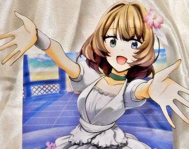 《偶像大師 灰姑娘女孩 立體紙雕》加上布景顯得夢幻又可愛