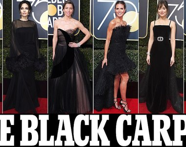 《2018金球獎 完整得獎名單》抗議性騷擾 今年紅地毯上一片黑～