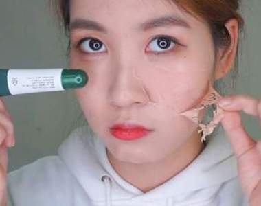 微驚悚人面畫皮《可以撕的痘痘貼》功用到底有沒有這麼神奇