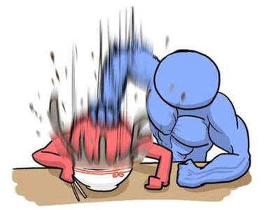 憤怒的繪師《靠北奧客對應法》其實我本來不想用這招的〝砸〞