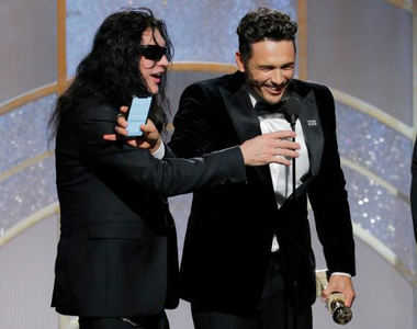 詹姆斯法蘭柯《大災難家》稱帝 本尊也想致詞讓人好尷尬.......