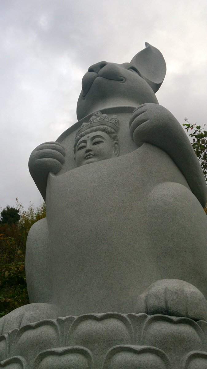 日本寺廟新建《巨型兔觀音》高6m的衝擊外型　推民也不知道該從哪吐槽起惹ww - 圖片7