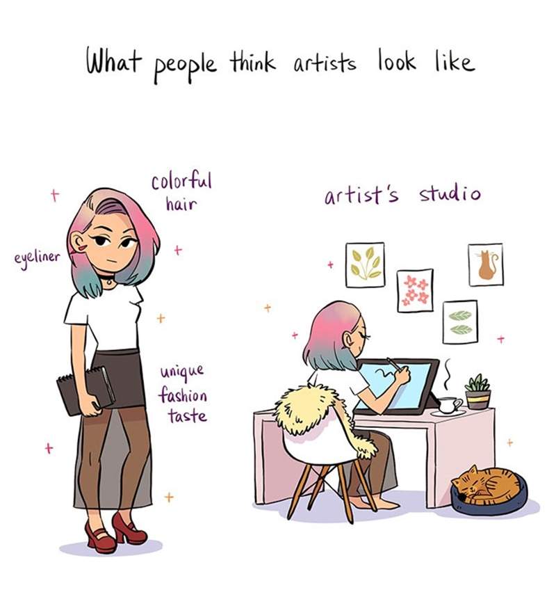 情侣日常《IT男与艺术女》香港艺术家画出可爱日常让插画爆红♥ - 图片5 情侣日常《IT男与艺术女》香港艺术家画出可爱日常让插画爆红♥