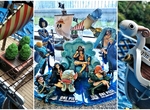 超豪華☆《航海王20週年》紀念插圖立體化模型,《草帽海賊團》大集合 x 超合金前進梅利號 超豪華☆《航海王20週年》紀念插圖立體化模型,《草帽海賊團》大集合 x 超合金前進梅利號