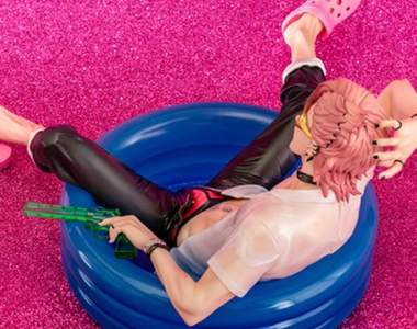 放蕩的雙性戀賽高♡BL漫畫《無節操☆Bitch社》推出副社長「百合絢斗」養眼濕身模型