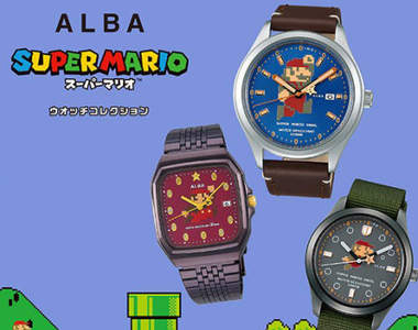 值得擁有《任天堂ALBA聯名錶》紅白機初代瑪利歐這樣的設計hen可以( ̄¬ ̄)