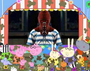 這在演哪齣《在佩佩豬電影前放恐怖片預告》小孩嚇哭家長抗議