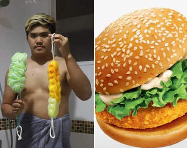 低成本Cosplay《教你把海綿變成勁辣雞腿堡的方法》保證厲害而且讓你一點食慾也沒有XD