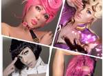 【JOJO叶姊妹】《叶恭子cosplay特里休烏納》加碼暗殺小隊梅洛尼造型這一波卯起來COS 【JOJO叶姊妹】《叶恭子cosplay特里休烏納》加碼暗殺小隊梅洛尼造型這一波卯起來COS