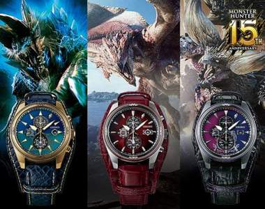 盡顯霸氣《魔物獵人×SEIKO 15周年紀念錶》火龍、雷狼龍、滅盡龍三大主題設計