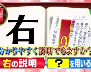 《超難解釋的漢字》右邊到底是哪一邊？如何解釋才能讓左右不分的人一聽就懂……