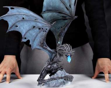 Dark Horse《冰與火之歌:權力遊戲》超霸氣屍鬼化「韋賽里昂」冰龍&夜王立體化模型