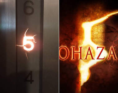 網友發現《惡靈古堡電梯樓層燈號》這龜裂的樣子跟BIO5代簡直有87%像惹XD