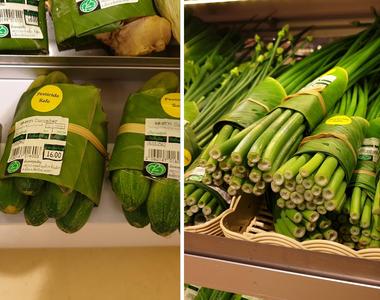 限塑好方法《用香蕉葉包裝蔬果》環保防潮還好看 不考慮學一下嗎？