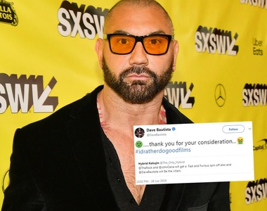 未來會不會參加《玩命關頭》演出?巴帝斯塔:我寧願演好電影(嘔吐)