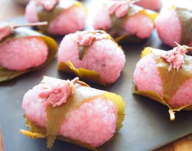 關於日本和菓子的疑問《櫻餅》外面的葉子到底吃還是不吃?