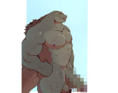 大怪獸的親密交疊《哥吉拉 II 怪獸之王》完全沒概念看到基多拉咬著哥吉拉的OO我傻眼（汗）