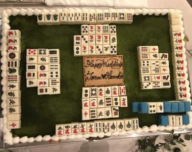 史上最難入刀的《麻將婚禮蛋糕》每家都聽牌的超難解蛋糕,到底該從哪裡切?