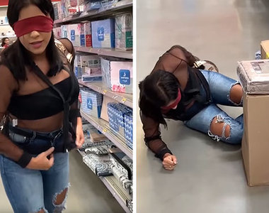 珊卓布拉克《蒙上你的眼》引發蒙眼挑戰 大家都以為自己是花木蘭奶奶嗎...