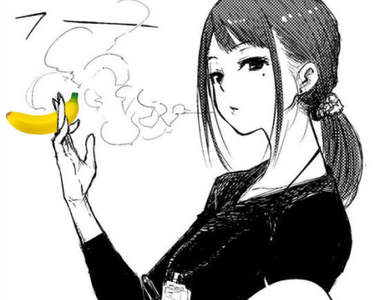 網路漫畫《我無法戒菸的理由》每天都超期待與辣個前輩在吸菸區相遇的說