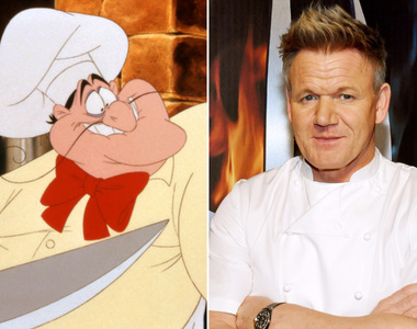 《小美人魚》裡的「壞脾氣廚師」真人版 還有誰比「地獄主廚」哥登拉姆齊更適合？