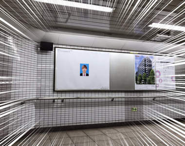 《印刷事故》誤傳檔案的結果,自己的證件照變成車站廣告ww