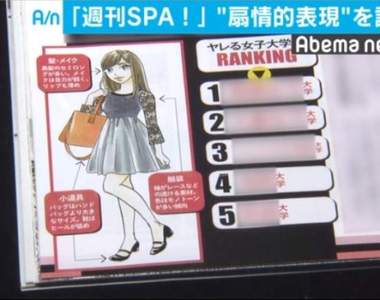 炎上《最好上的女大生排行榜》日本週刊歧視女性的內容引發連署抗議