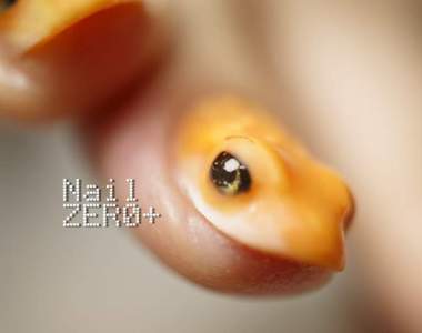 《爬蟲類美甲》不只皮膚質感,連豹紋壁虎的神情也完全再現...