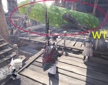 伊比魯冏《魔物獵人世界MOD》大神惡搞這下真的把黃瓜崁在恐暴龍的身上惹