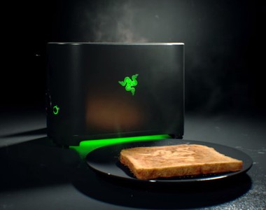 雷蛇Razer《電競烤麵包機》2016愚人節玩笑成真!宣布將實現「Project Breadwinner」