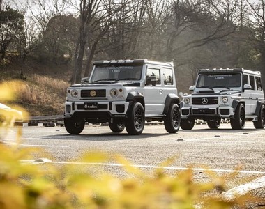 大小G比一比 當《Liberty Walk Suzuki G Mini》遇見真正的《G-Class》