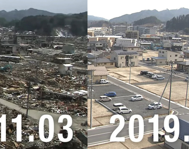 《311東日本大震災8週年》災區最新重建影像公開 同一個地方經過8年變化超級大……