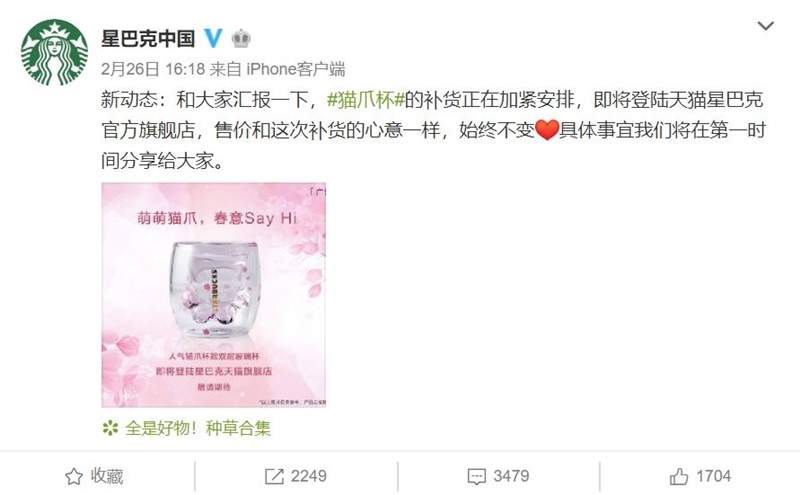 中国星巴克《猫爪杯》大热销一杯难求 网友只好自制猫爪杯补足买不到的遗憾惹w - 图片9 中国星巴克《猫爪杯》大热销一杯难求 网友只好自制猫爪杯补足买不到的遗憾惹w