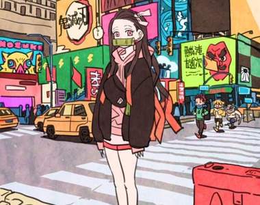 禰豆子時裝好正♥《現代版鬼滅之刃》每個人來到現代後都是時尚達人阿~