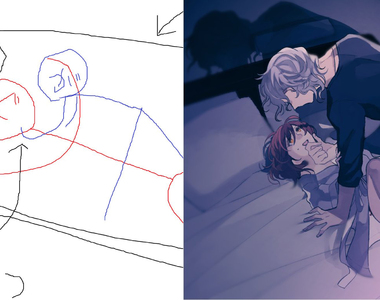 《作家委託繪師畫插畫》前後差異宛如變魔術 繪師能夠幫作家實現理想的情境……