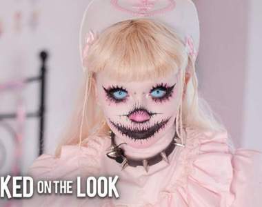 響往怪物的《惡魔女孩》誇張的妝容與配件這就是她生活的方式