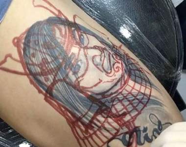 修飾刺青《把前女友變成日本武士》這重新紋身的技術太強啦啦啦啦啦