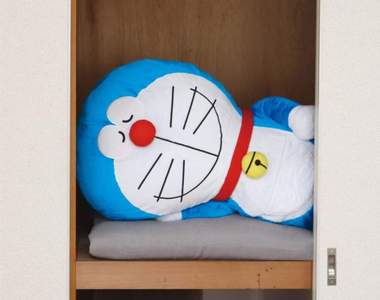 《哆啦A夢棉被收納袋》放進壁櫥就能體驗大雄擁有哆啦A夢的生活