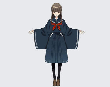 《和風水手服》日本繪師設計加入復古元素的現代時裝