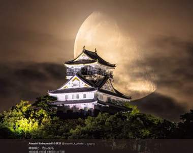 有看可能沒有懂《把月亮拍大的方法》其實不是月亮大而是我把城給拍小了