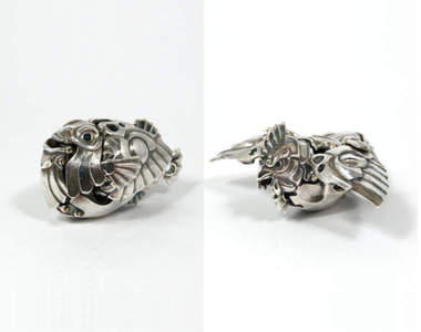 金屬造型達人製作《可以把河豚變鳳凰的墜飾》可變金物就是這麼神奇