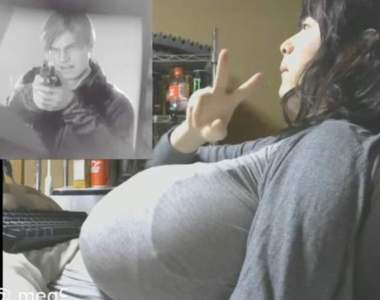 【關於歐派】《爆乳女子的youtube直播》把惡靈古堡2DLC章節無路可逃玩到全破也猛猛der