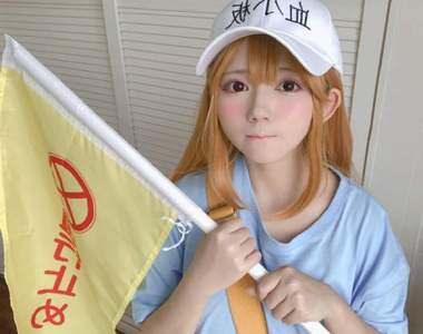 鯊魚SAME《cos工作細胞血小板》妹子好萌讓我找回了動畫帶給我的感動