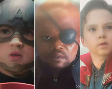 復仇者聯盟玩「童顏APP」SnapChat讓大家變成超級英雄小朋友惹